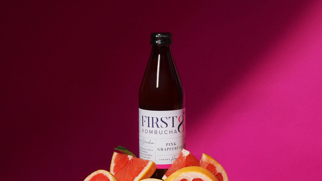 FIRST8 Bio Kombucha mit Grapefruit